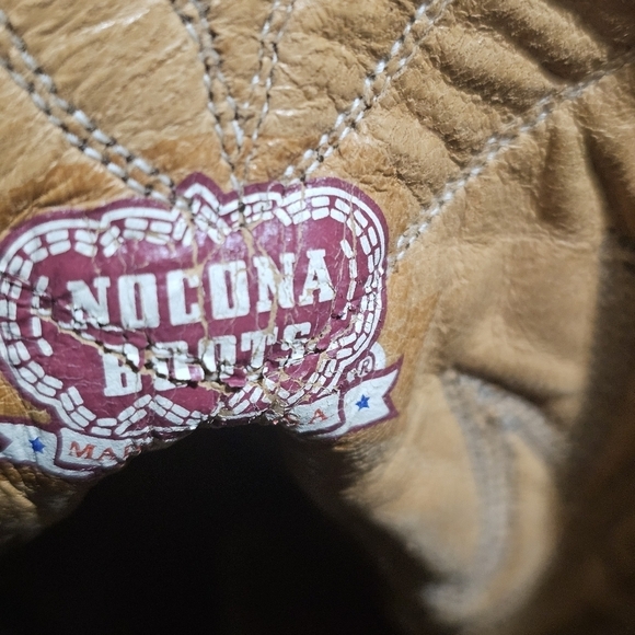 Nocona Boots Vintage Western Cowboy Men Boots Size 10.5 - Picture 8 of 8